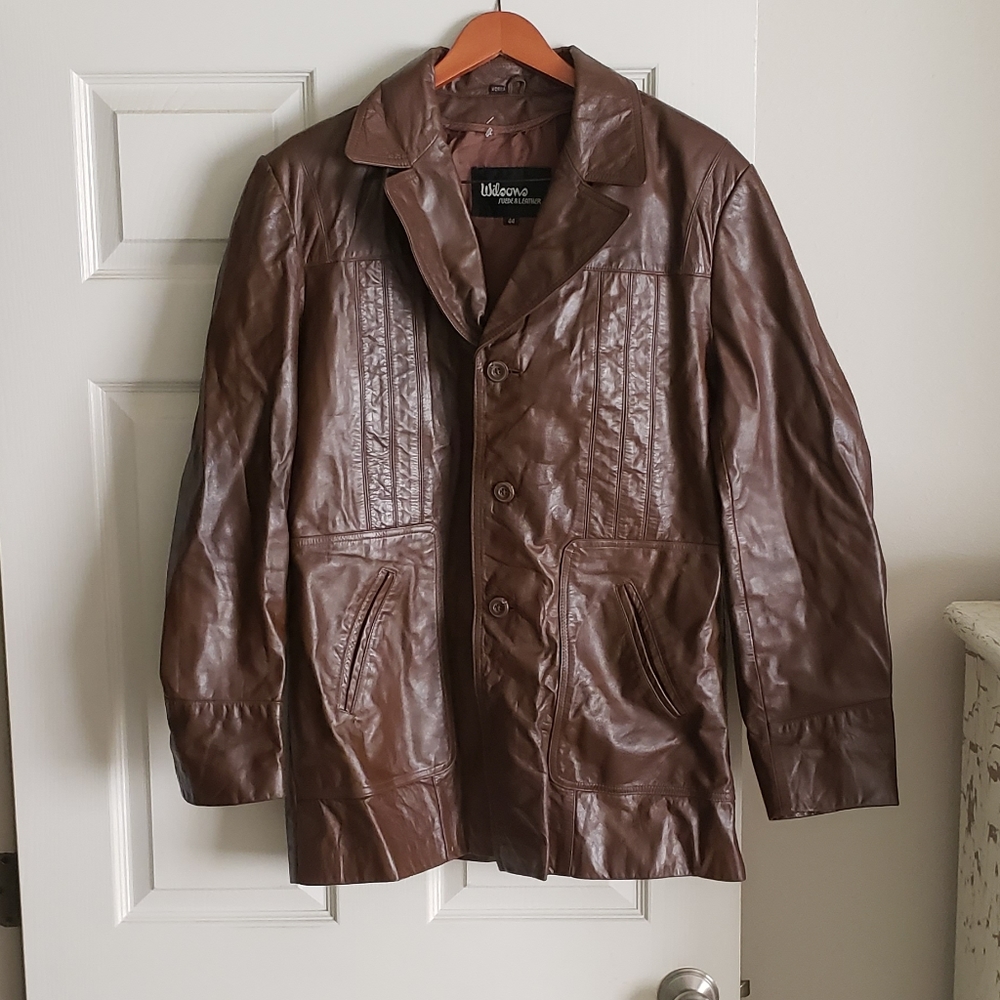 Wilsons 44 Leather Coat Jacket Excellent Condition
